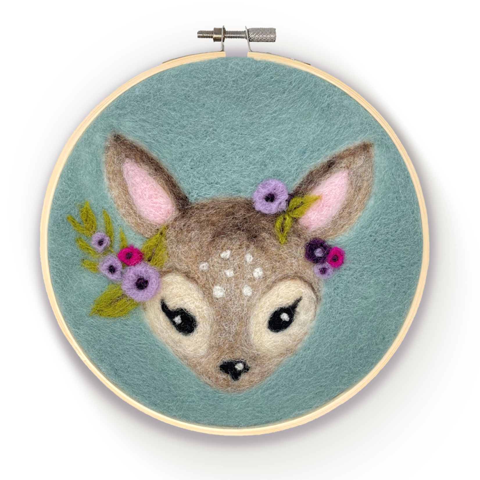 The Crafty Kit Co. Crafty Kits  Hoop Felting Kits