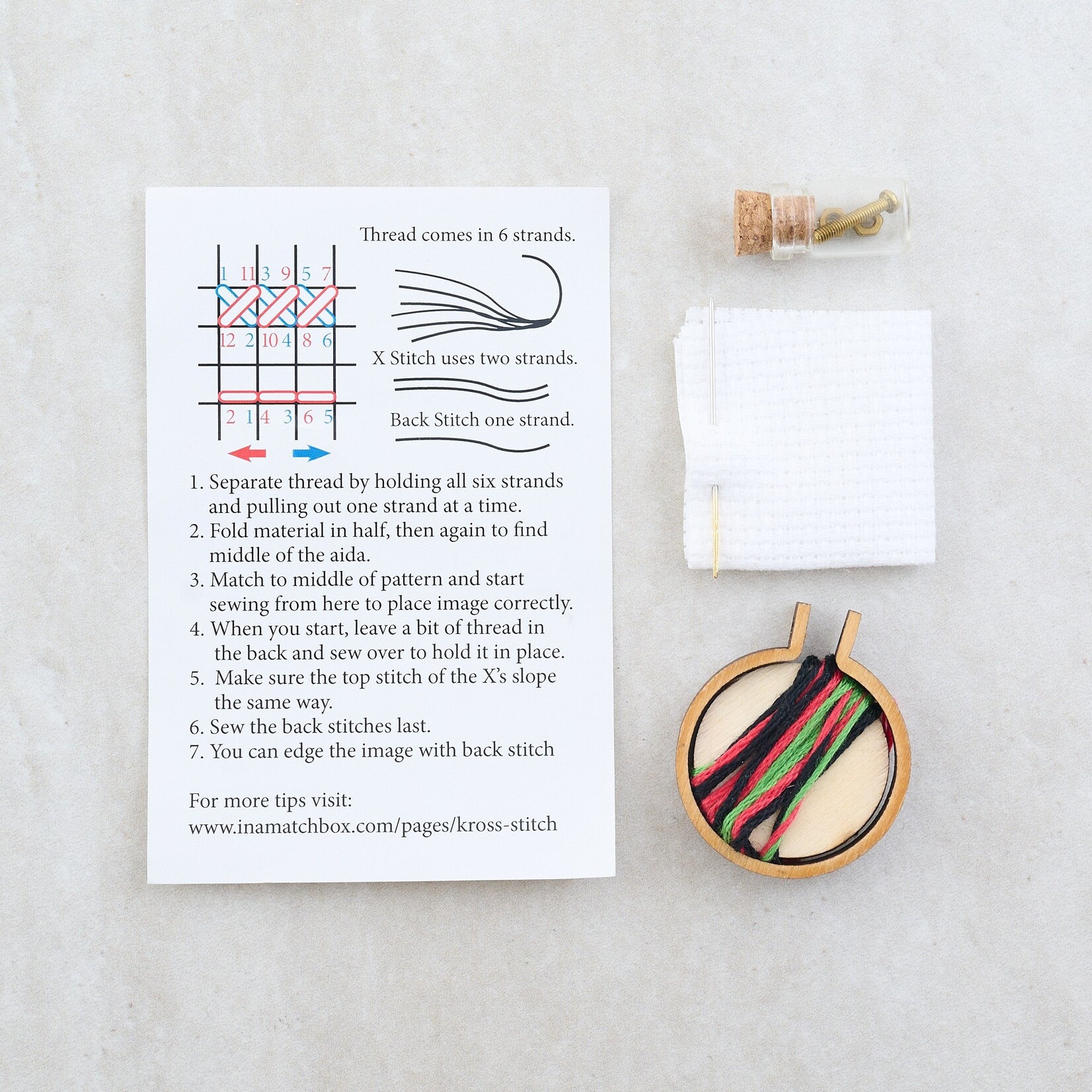 Marvling Bros Marvling Bros Matchbox Cross Stitch Kit