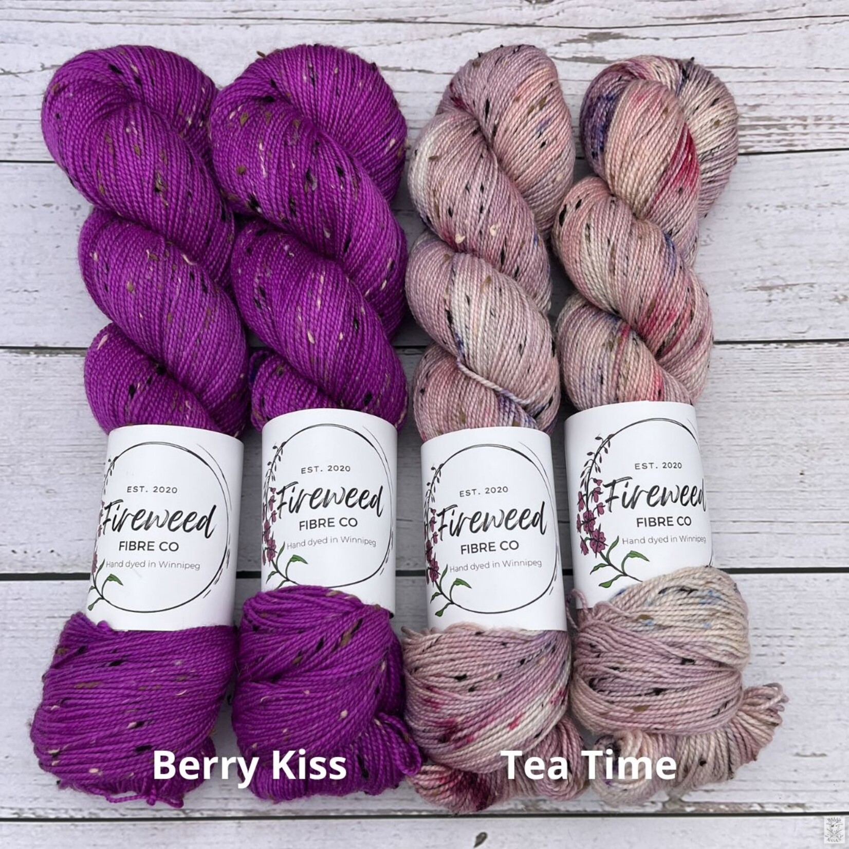 Fireweed Fibre Co Fireweed Fibre Co Wood Lily Tweed Sock