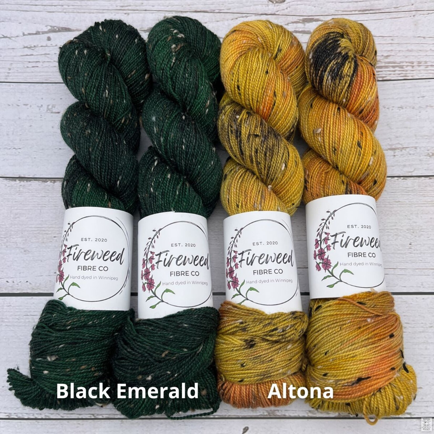 Fireweed Fibre Co Fireweed Fibre Co Wood Lily Tweed Sock