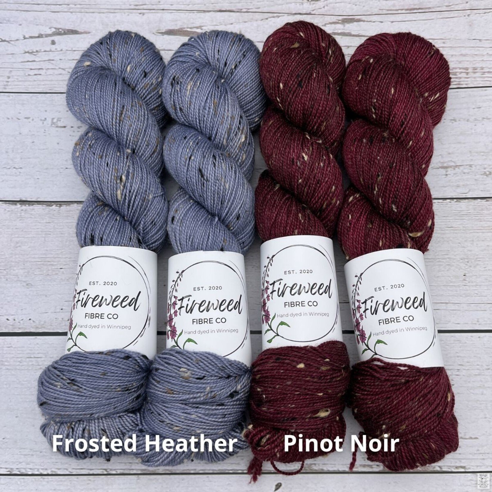 Fireweed Fibre Co Fireweed Fibre Co Wood Lily Tweed Sock