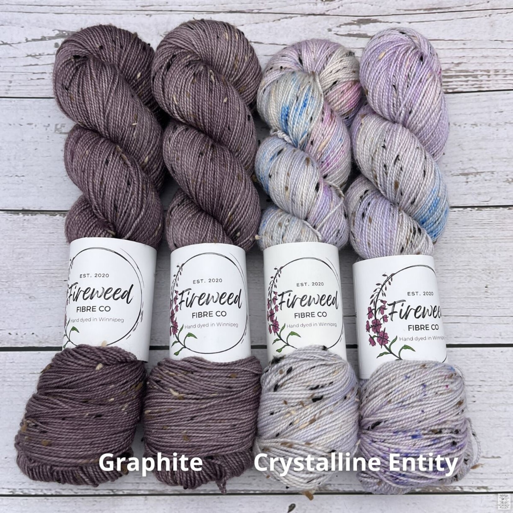 Fireweed Fibre Co Fireweed Fibre Co Wood Lily Tweed Sock