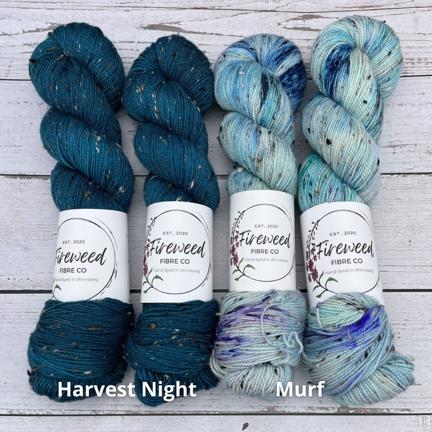 Fireweed Fibre Co Fireweed Fibre Co Wood Lily Tweed Sock