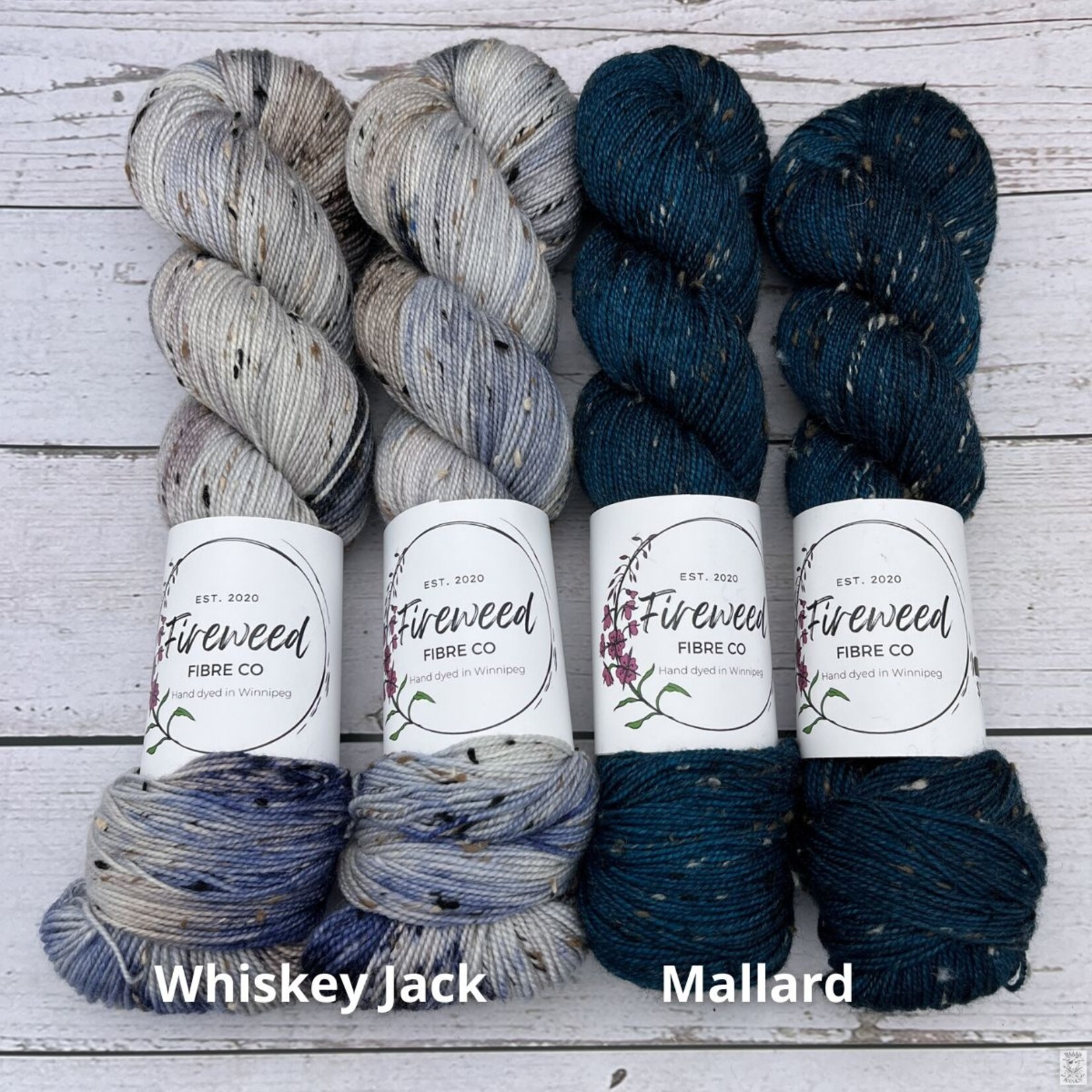 Fireweed Fibre Co Fireweed Fibre Co Wood Lily Tweed Sock