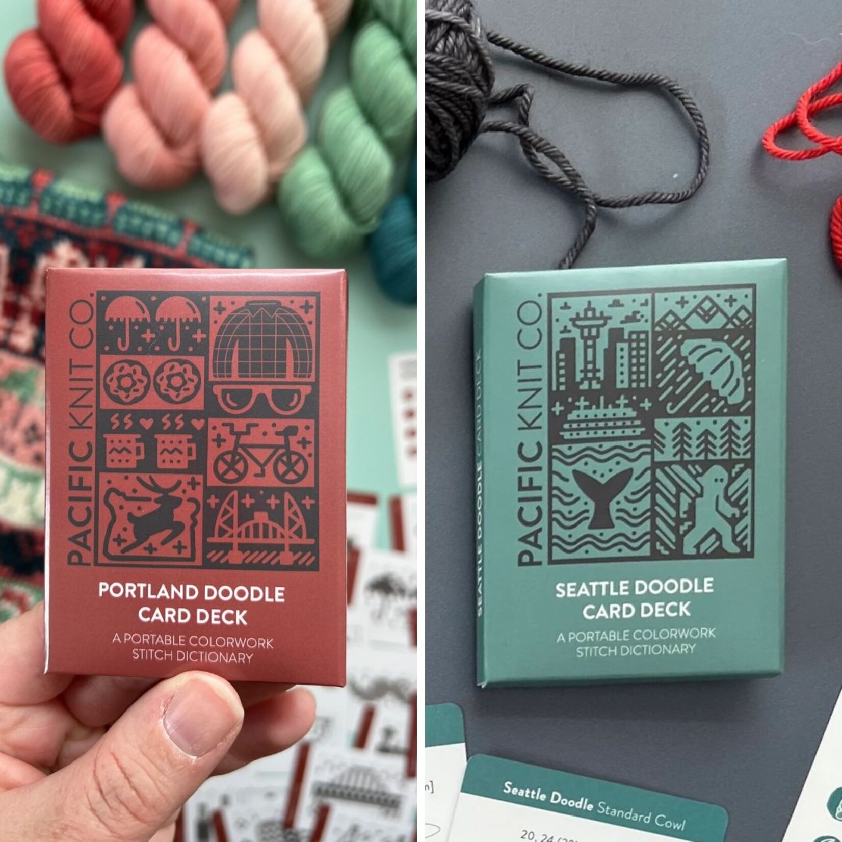 Pacific Knit Co Pacific Knit Co Doodle Card Deck  (Half)
