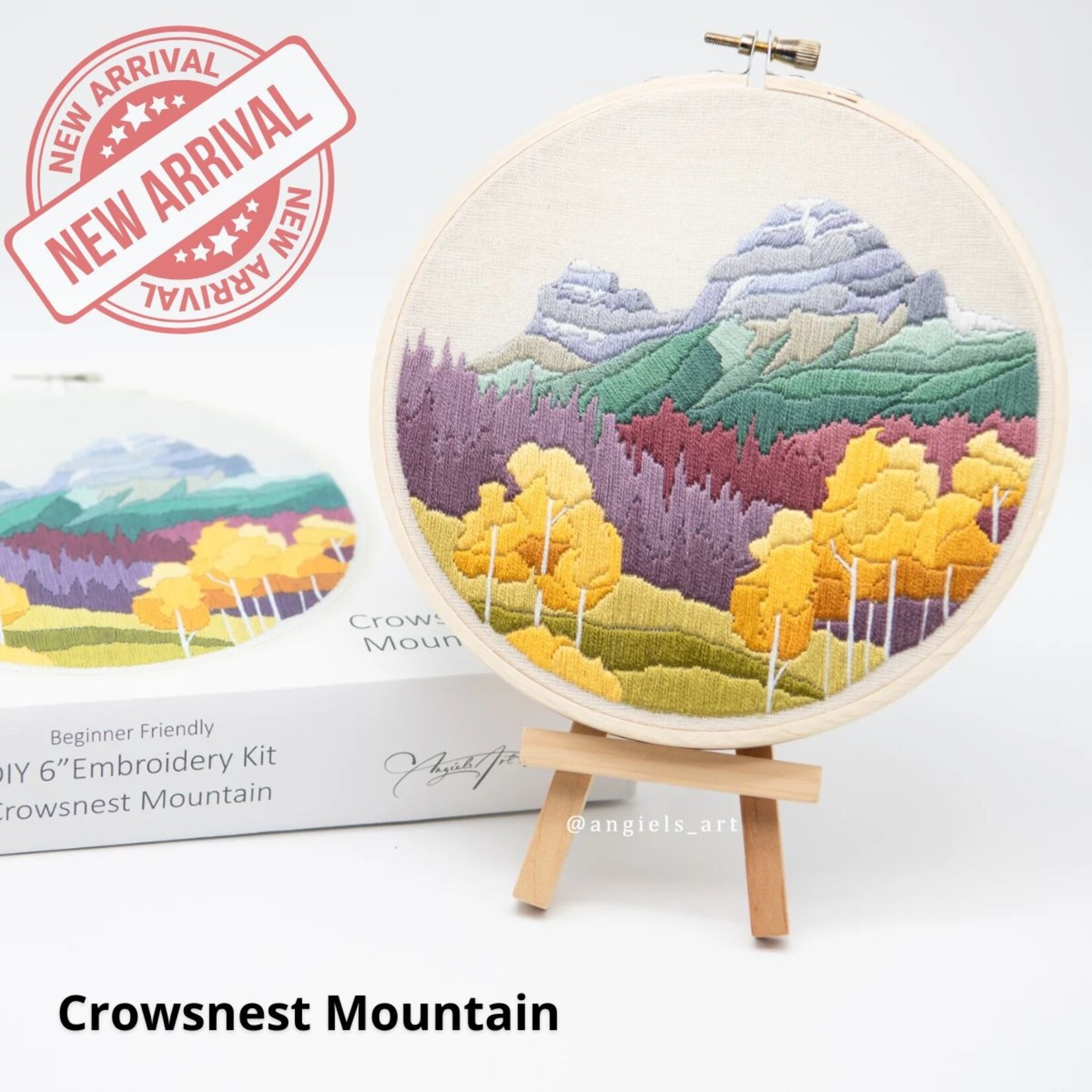 Angiels Art Angiels Art Embroidery Kit: Alberta