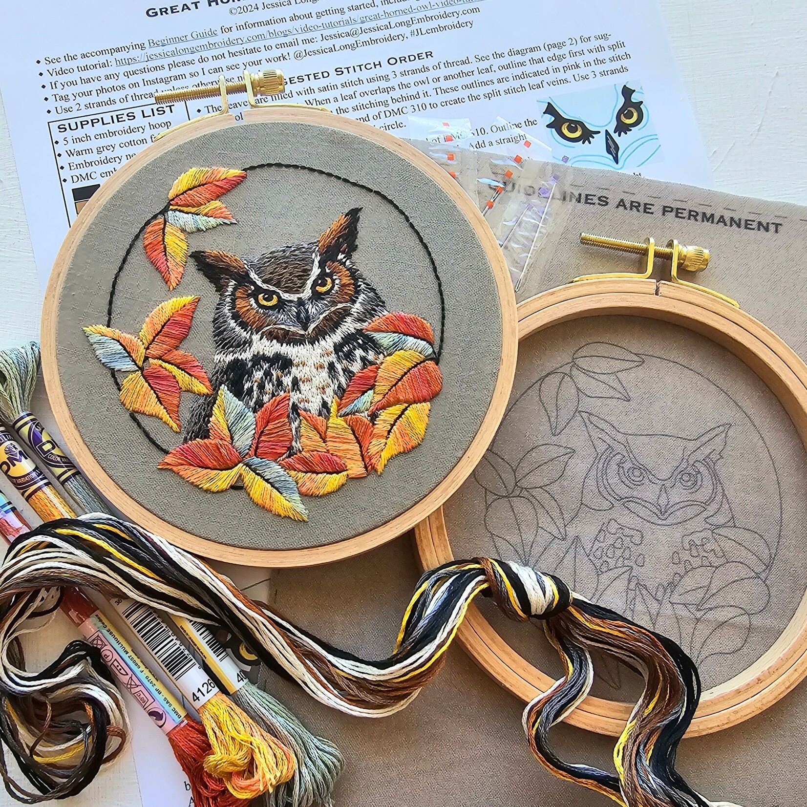 Jessica Long Embroidery Kit