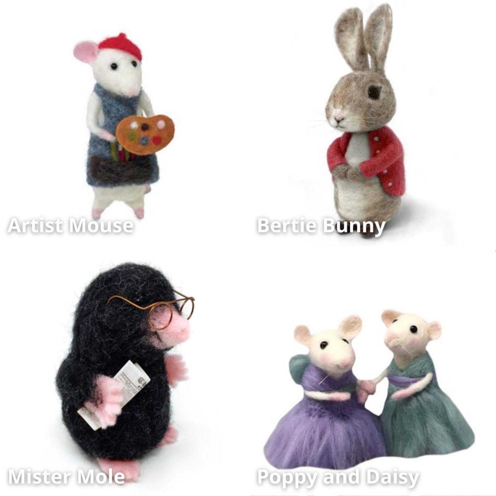 The Crafty Kit Co. Crafty Kits  Medium Felting Kits