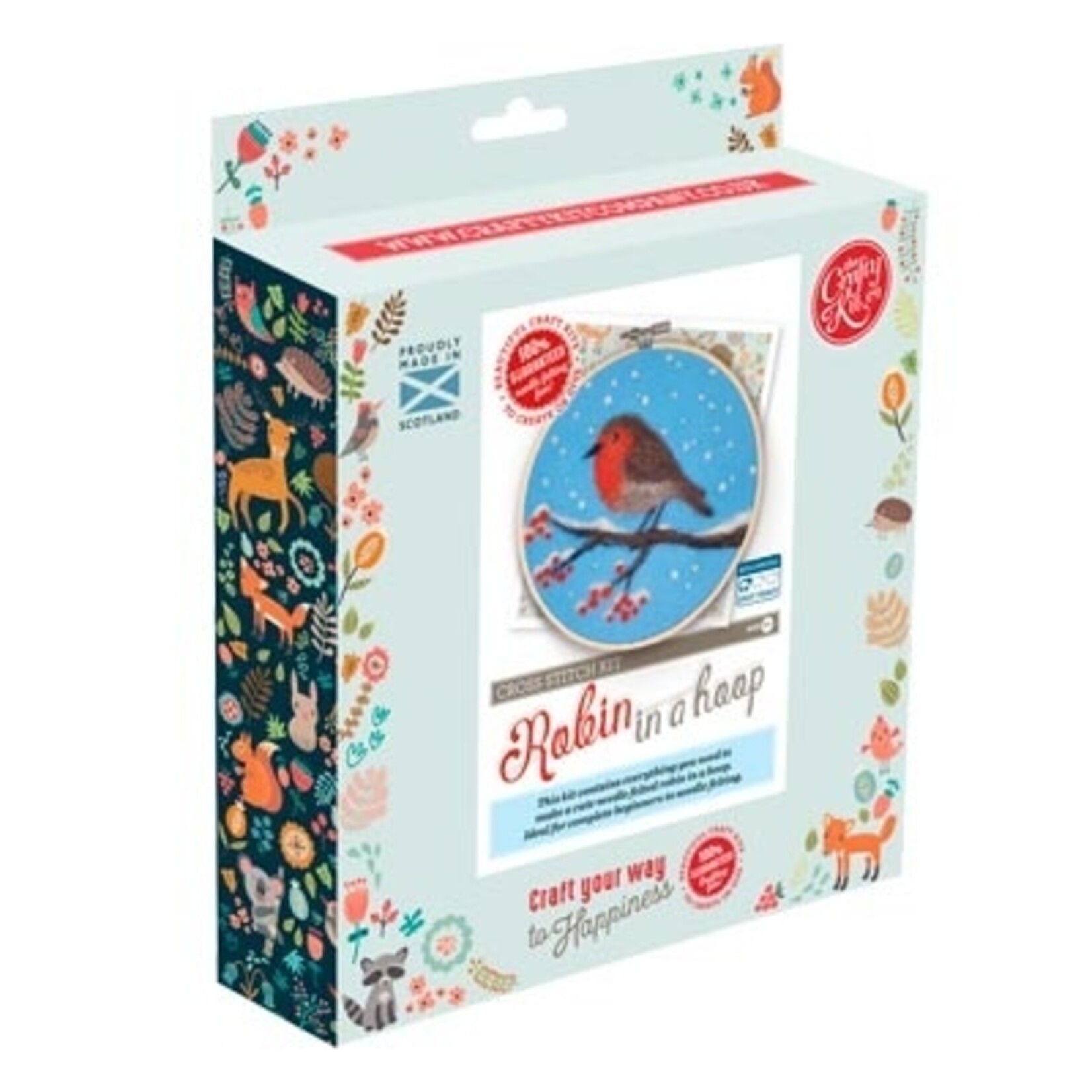 The Crafty Kit Co. Crafty Kits  Hoop Felting Kits