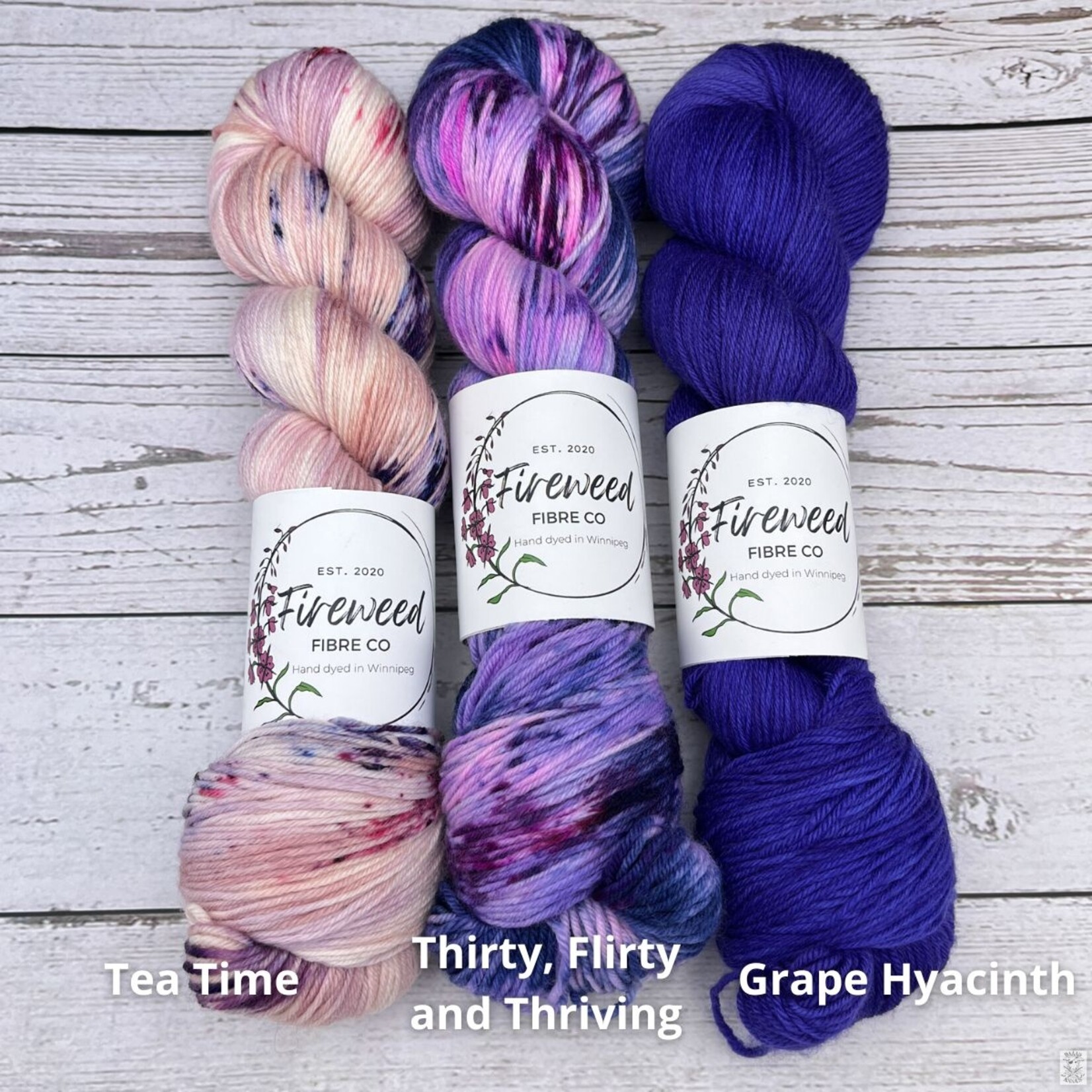 Fireweed Fibre Co Fireweed Fibre Co Violet Sock