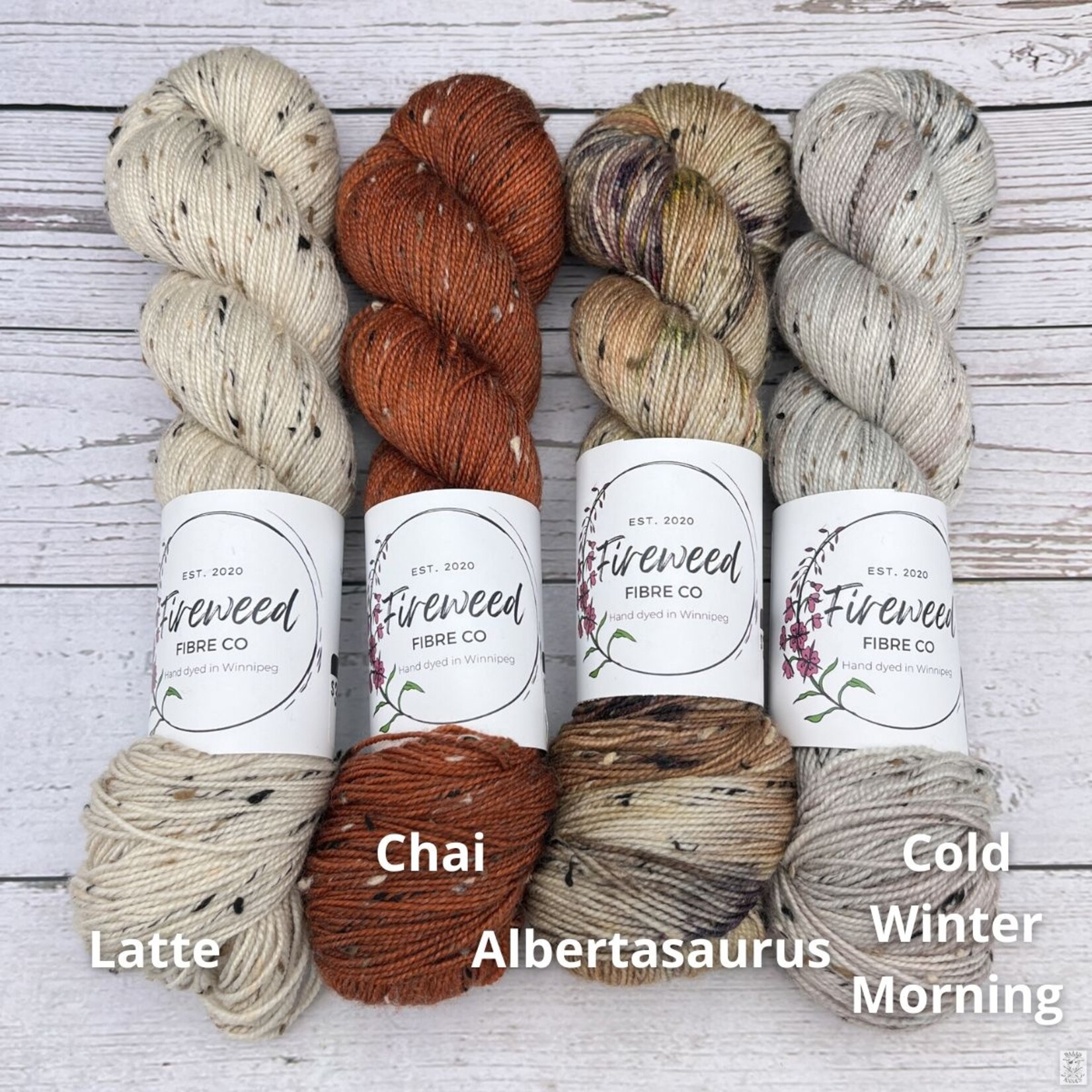 Fireweed Fibre Co Fireweed Fibre Co Wood Lily Tweed Sock