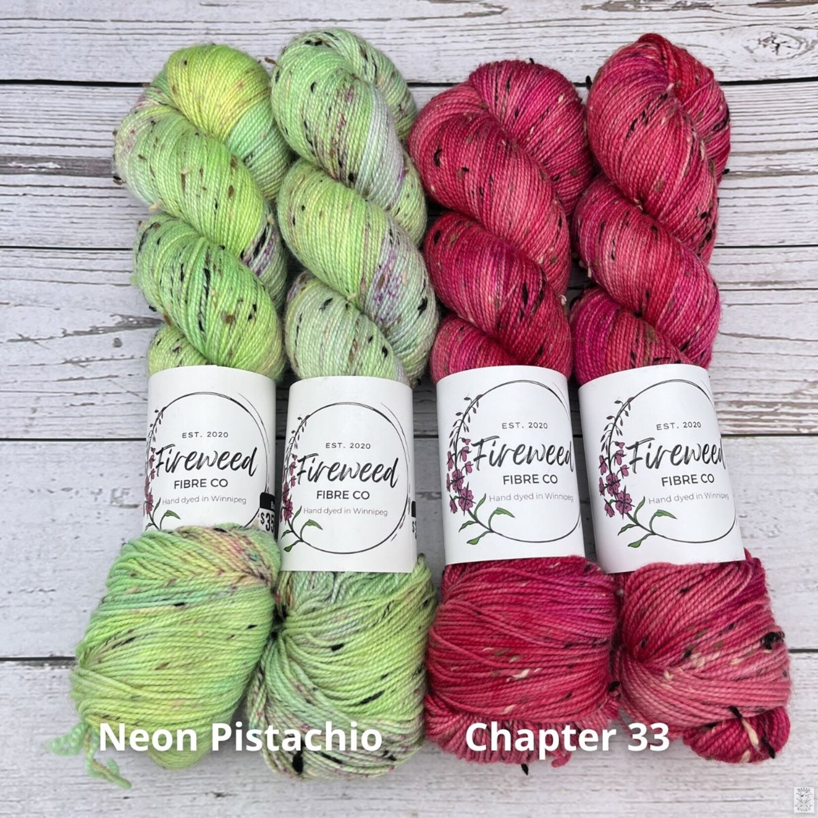 Fireweed Fibre Co Fireweed Fibre Co Wood Lily Tweed Sock