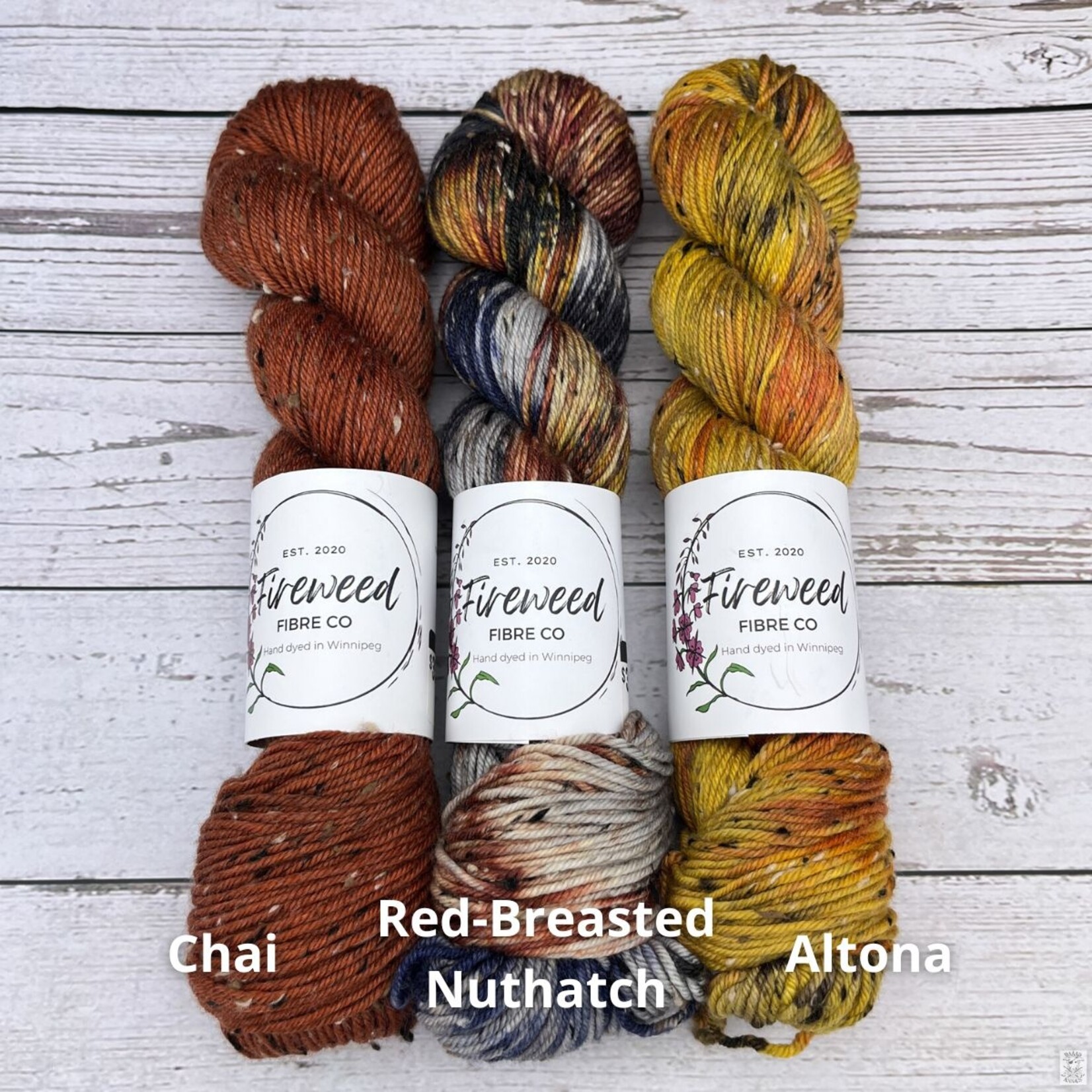 Fireweed Fibre Co Fireweed Fibre Co Wood Lily Tweed DK