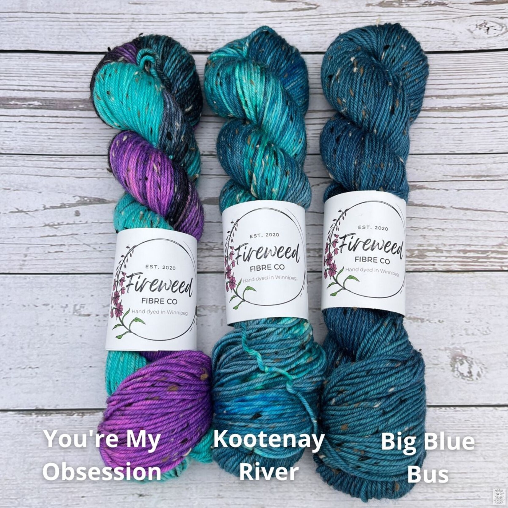 Fireweed Fibre Co Fireweed Fibre Co Wood Lily Tweed DK