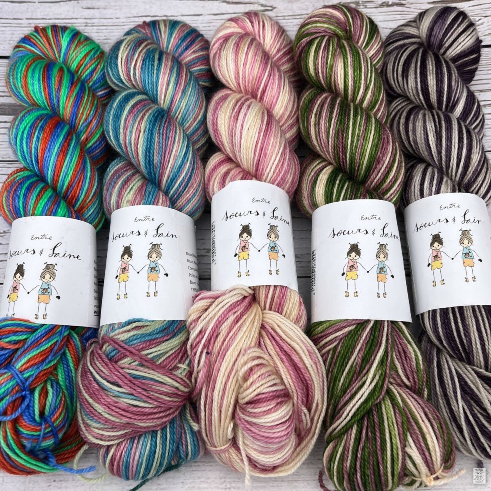 Entre Soeurs & Laine Entre Soeurs & Laine Self Striping Sock (2x50g)