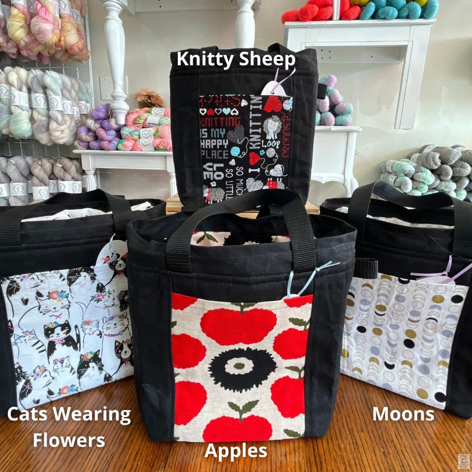 2CozyChicks 2CozyChicks  Waxed Canvas Project Bag