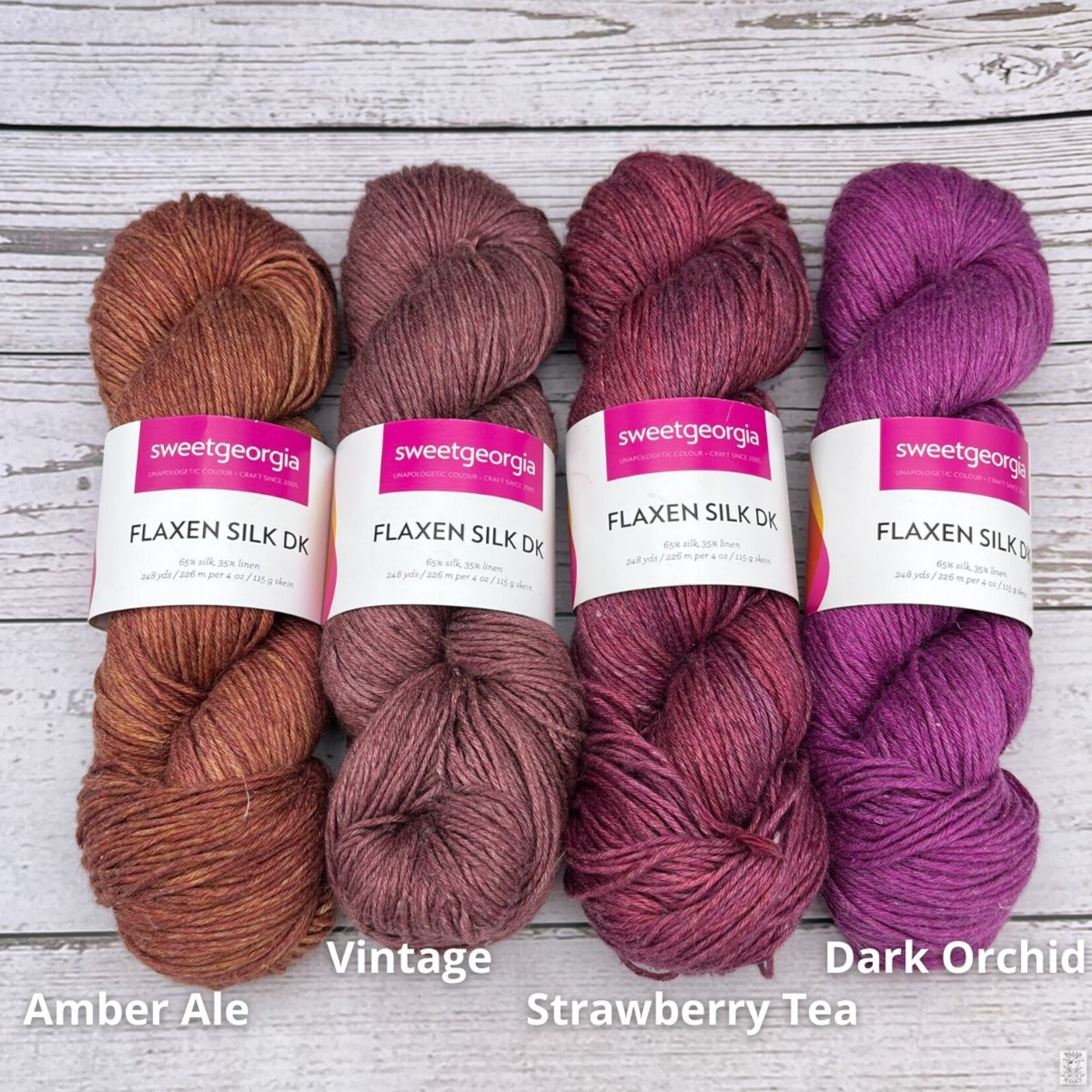 Sweet Georgia Yarns Sweet Georgia Flaxen Silk DK