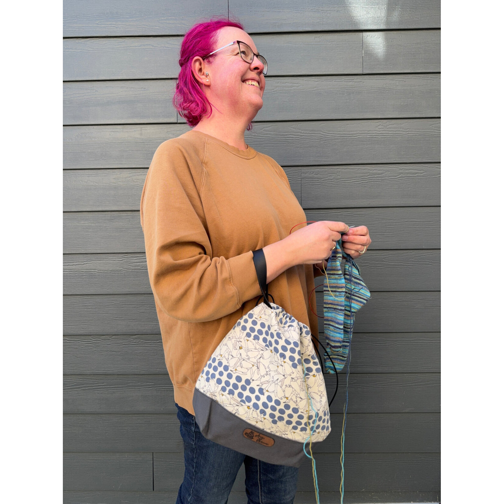 Atelier Nekozuki Atelier Nekozuki Kato Drawstring Bag