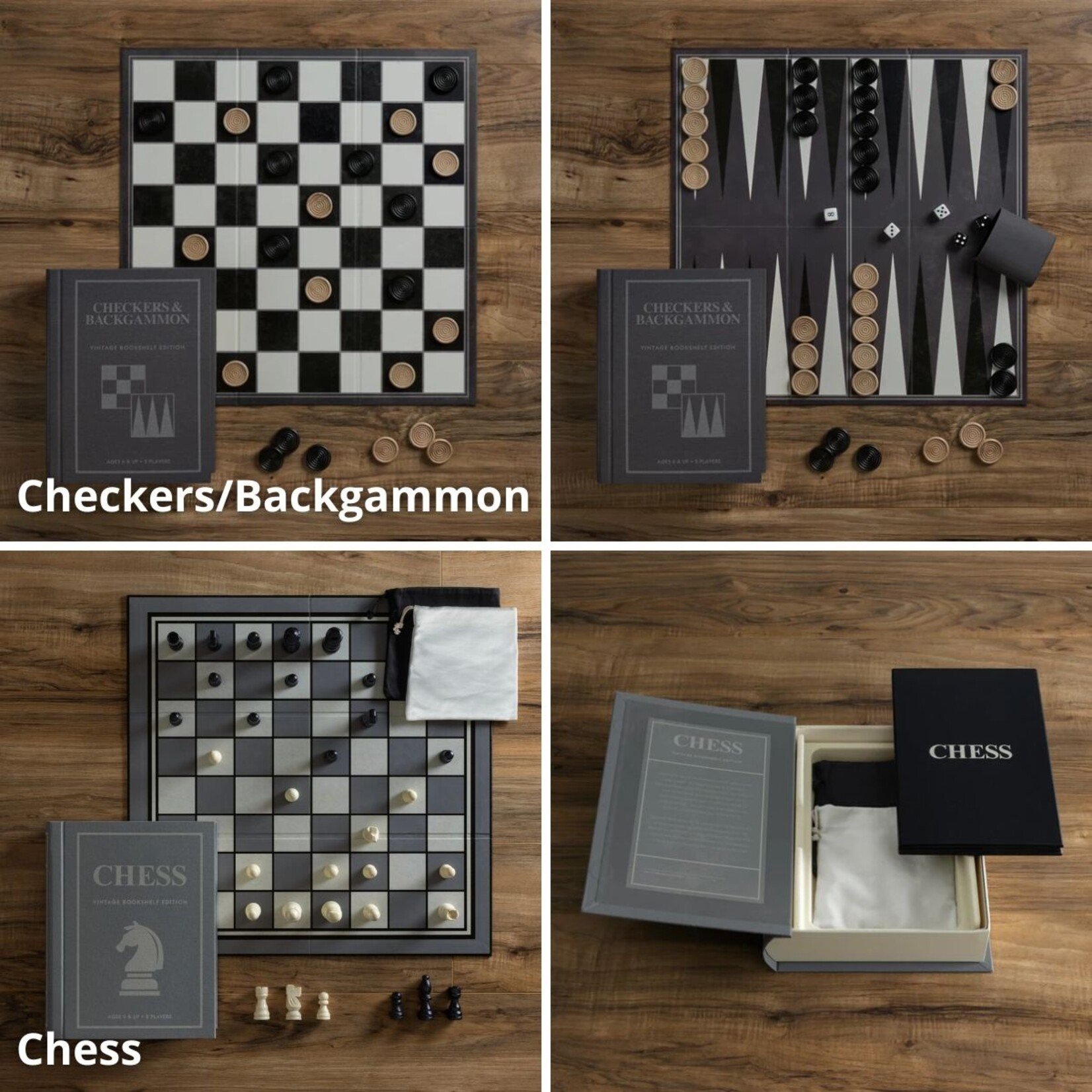 WS Game Company Vintage Bookshelf Board Game