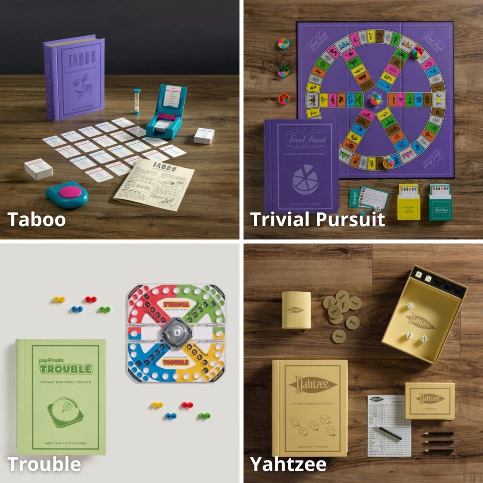 WS Game Company Vintage Bookshelf Board Game