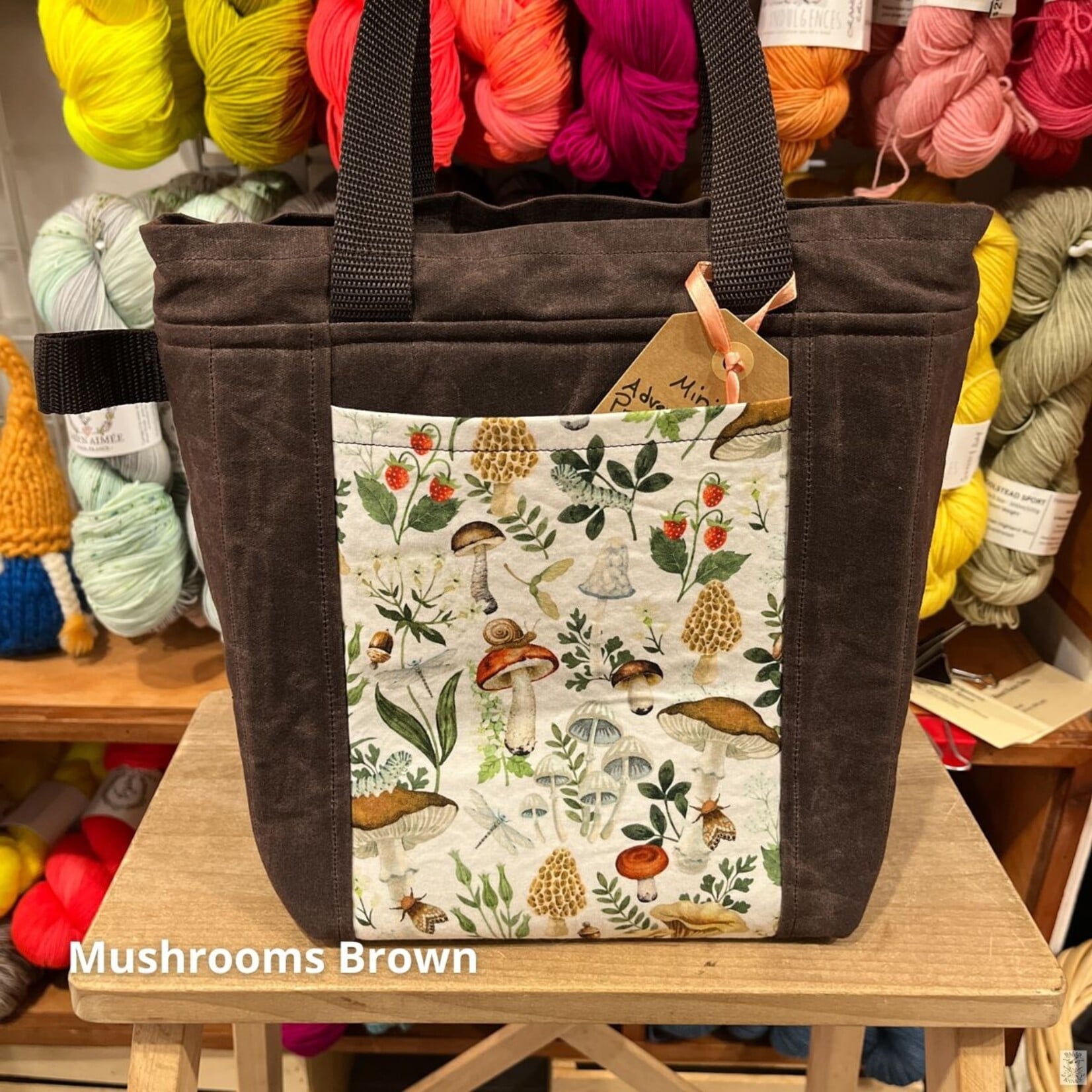 2CozyChicks 2CozyChicks  Waxed Canvas Mini Adventure Bag