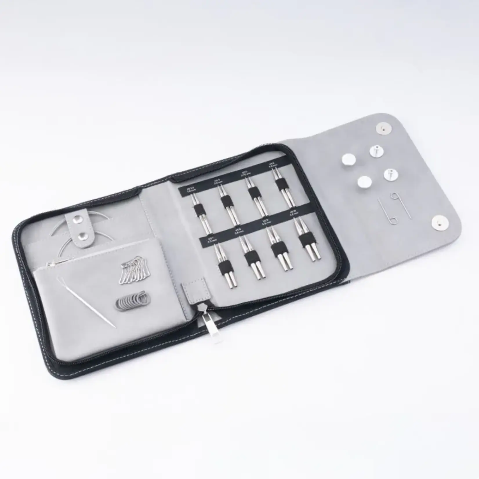 KnitPro KnitPro Stelo Mini Lace 2" IC Needle Set in Case