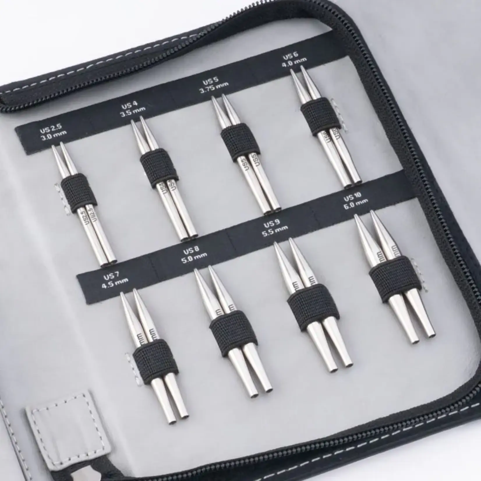KnitPro KnitPro Stelo Mini Lace 2" IC Needle Set in Case