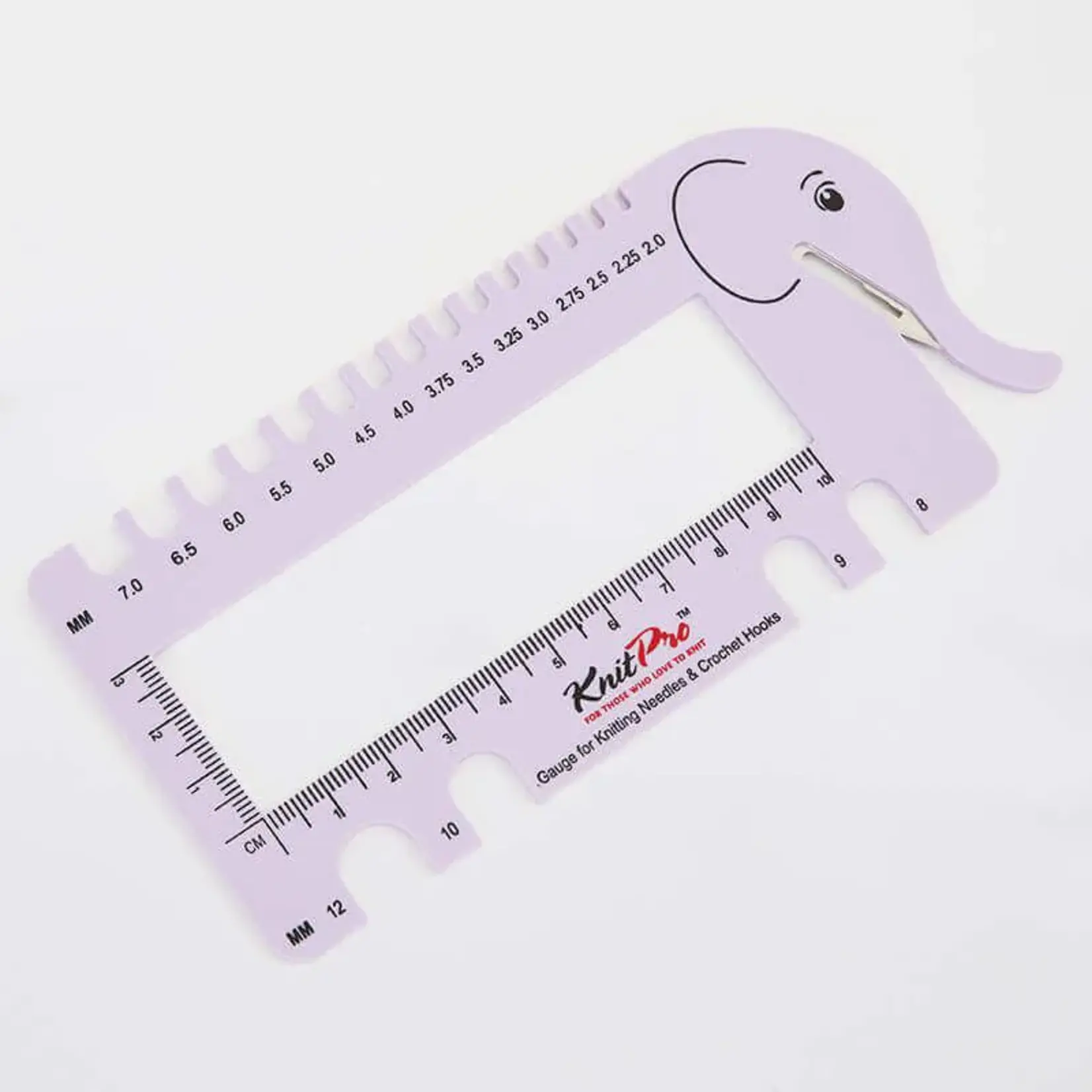 KnitPro KnitPro Needle and Crochet Gauge Lilac