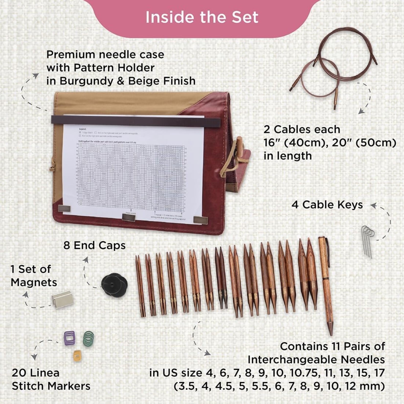 KnitPro KnitPro Ginger Grande 4" IC Set