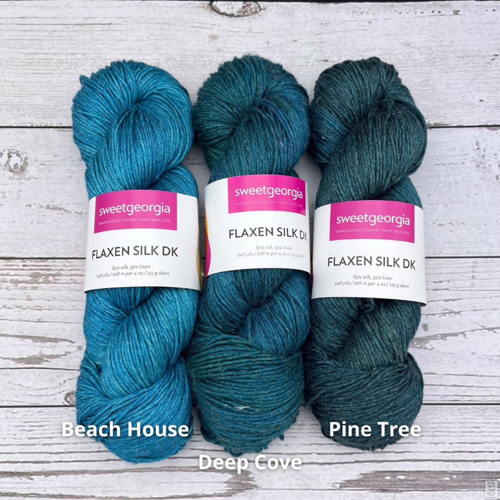 Sweet Georgia Yarns Sweet Georgia Flaxen Silk DK