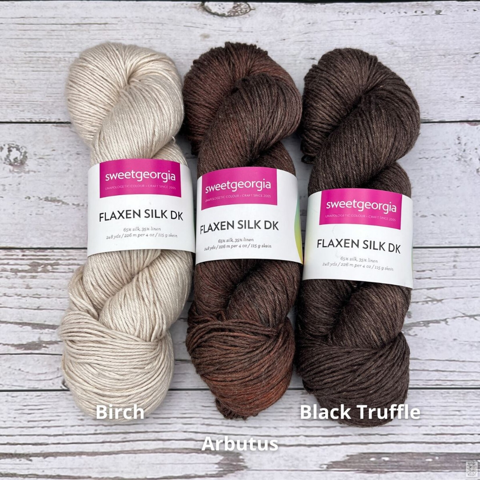 Sweet Georgia Yarns Sweet Georgia Flaxen Silk DK