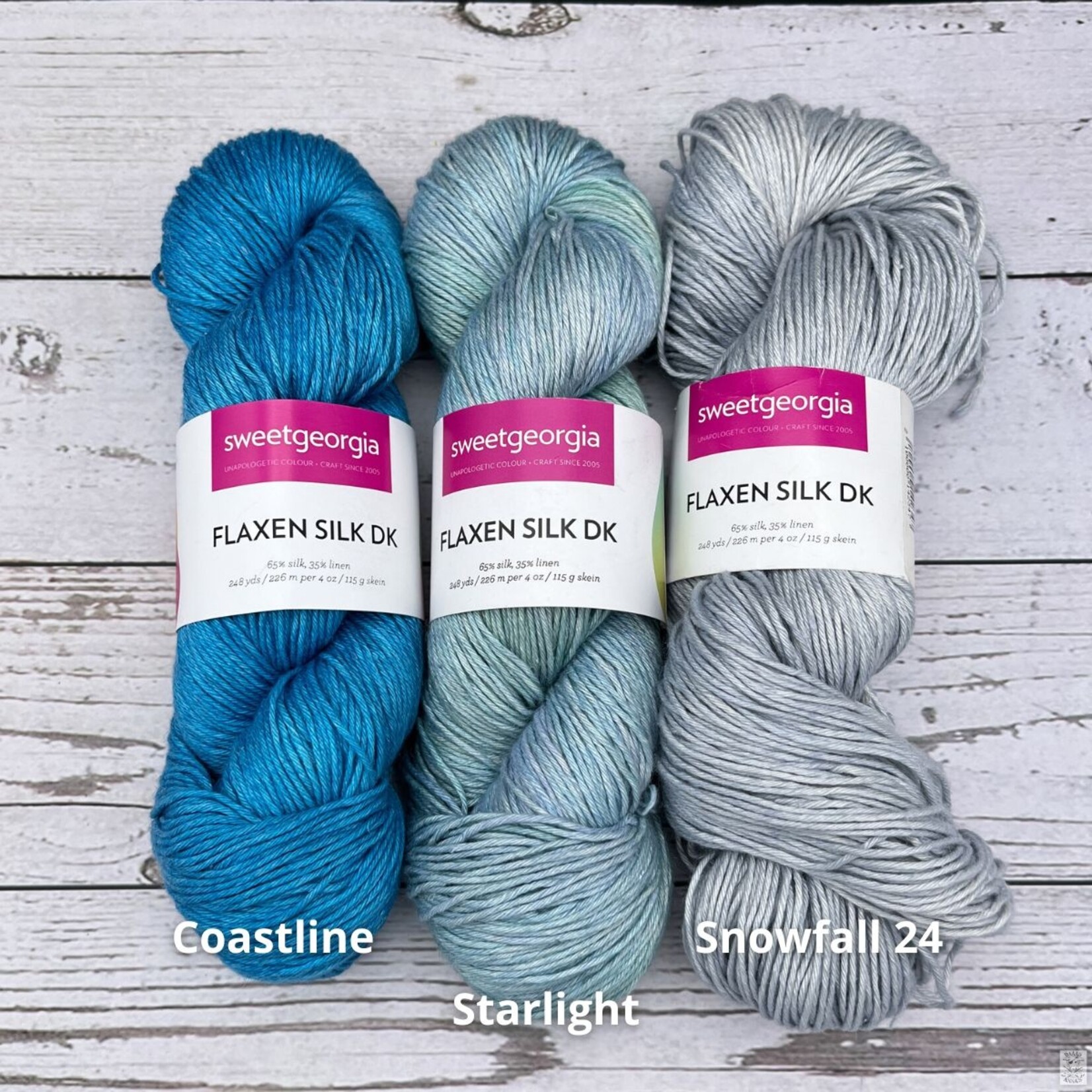 Sweet Georgia Yarns Sweet Georgia Flaxen Silk DK
