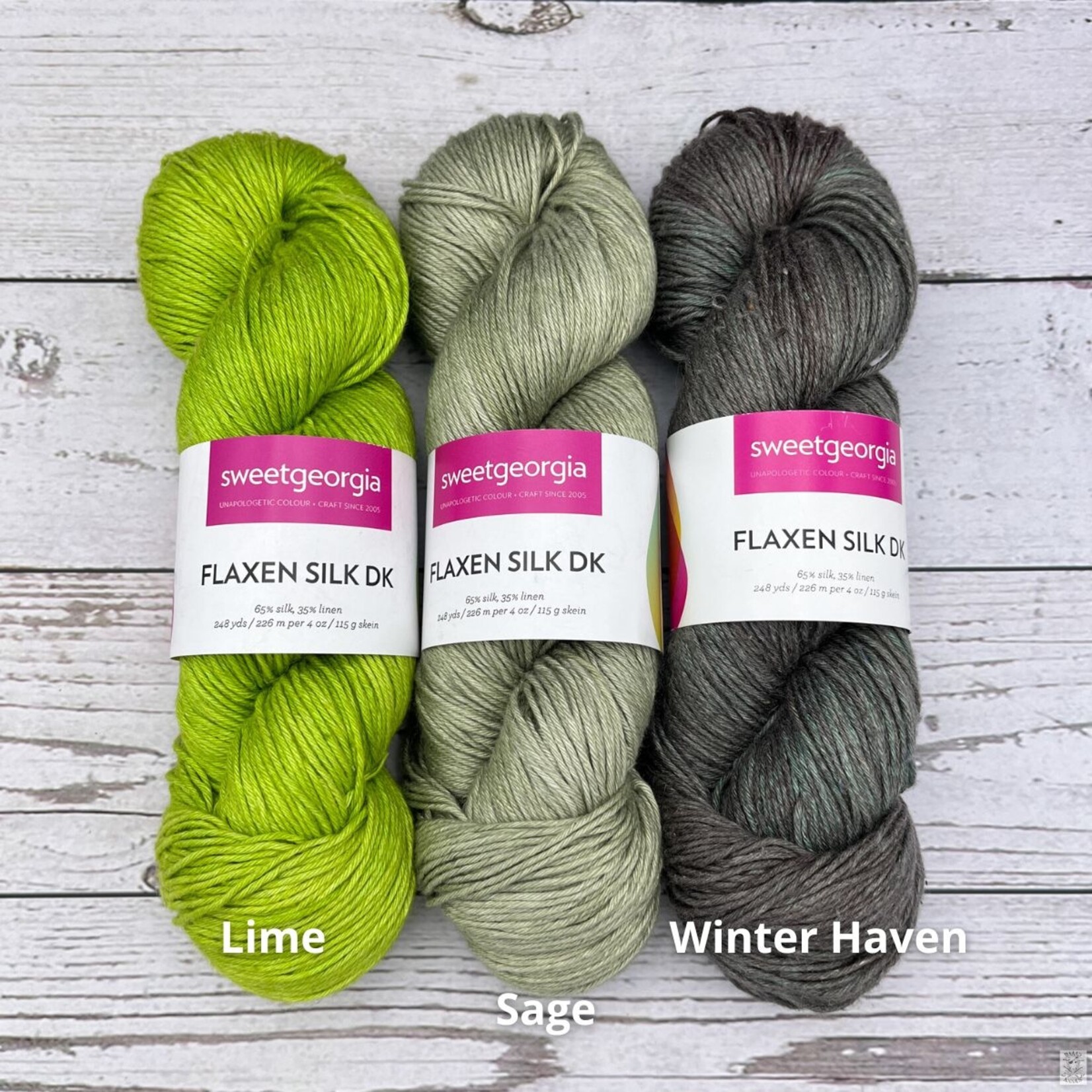 Sweet Georgia Yarns Sweet Georgia Flaxen Silk DK