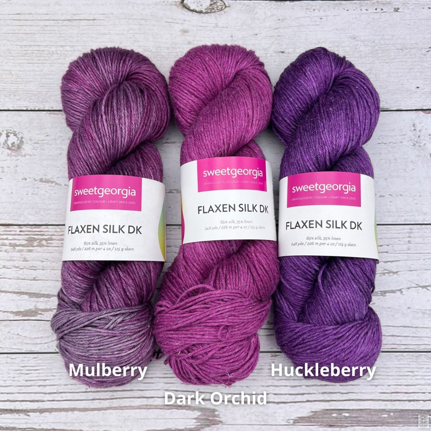 Sweet Georgia Yarns Sweet Georgia Flaxen Silk DK