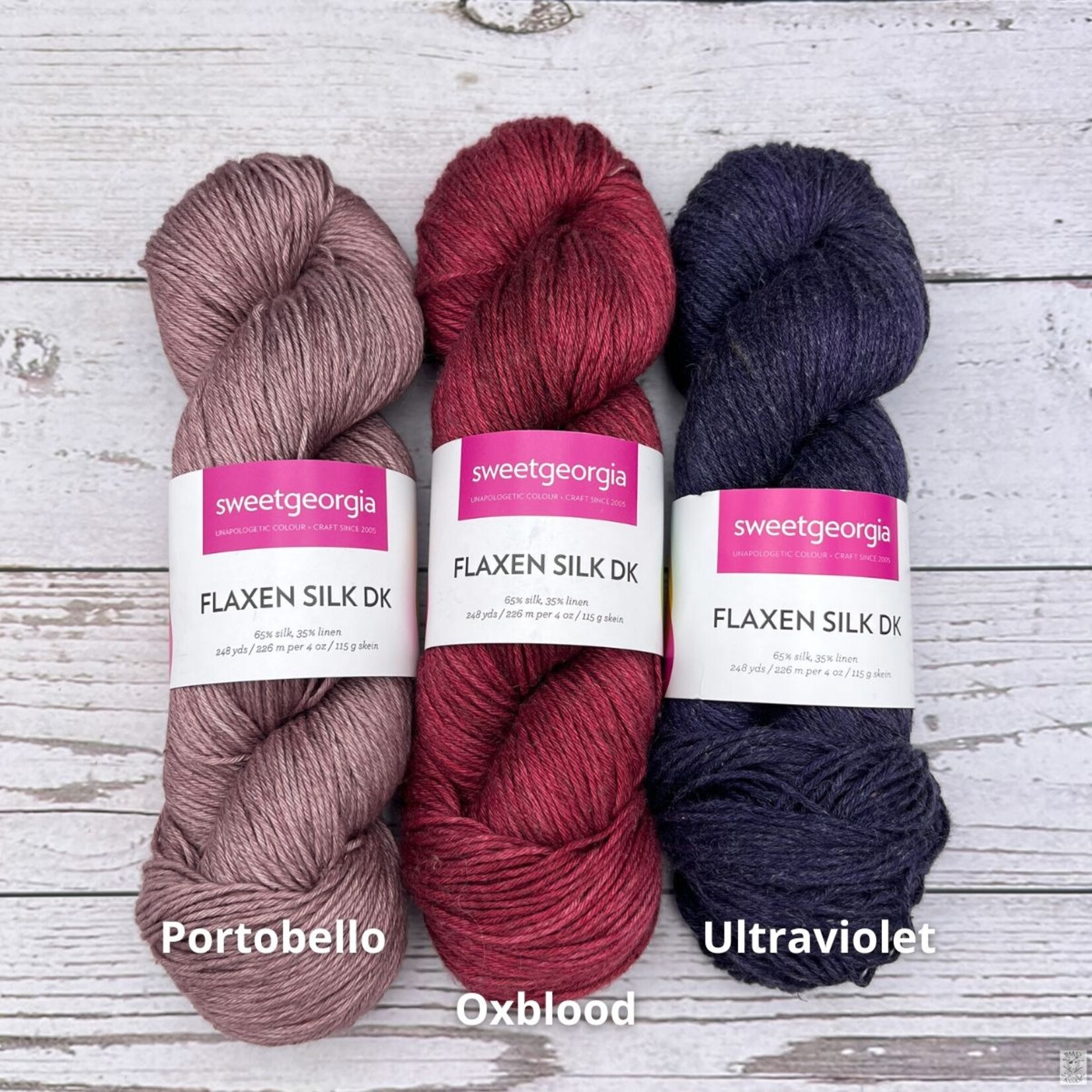 Sweet Georgia Yarns Sweet Georgia Flaxen Silk DK