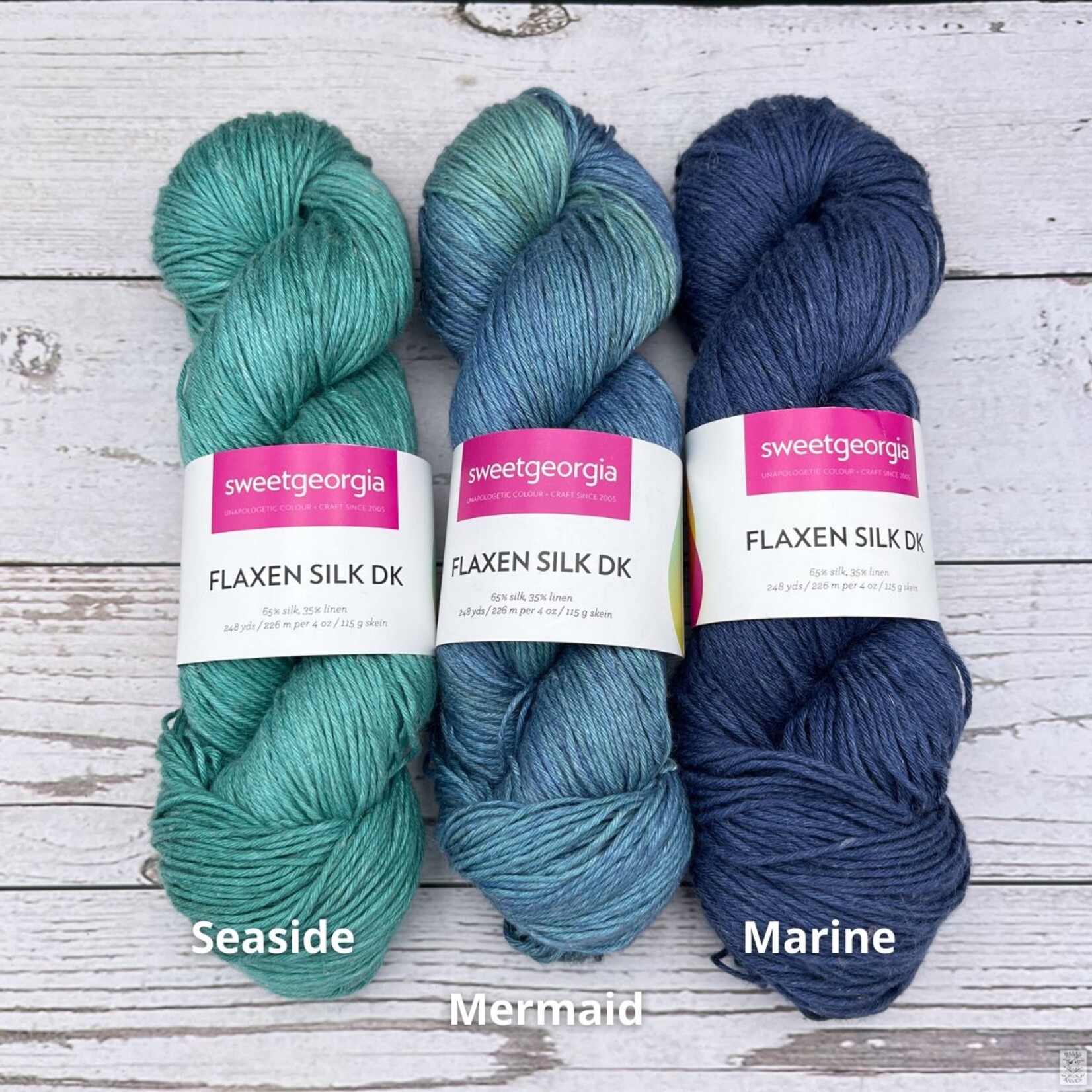 Sweet Georgia Yarns Sweet Georgia Flaxen Silk DK