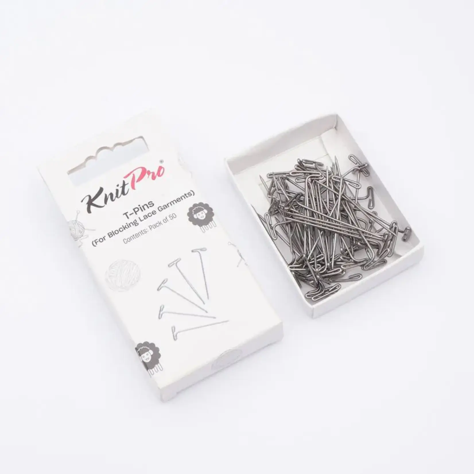 KnitPro KnitPro Blocking T-Pins: 50 pk