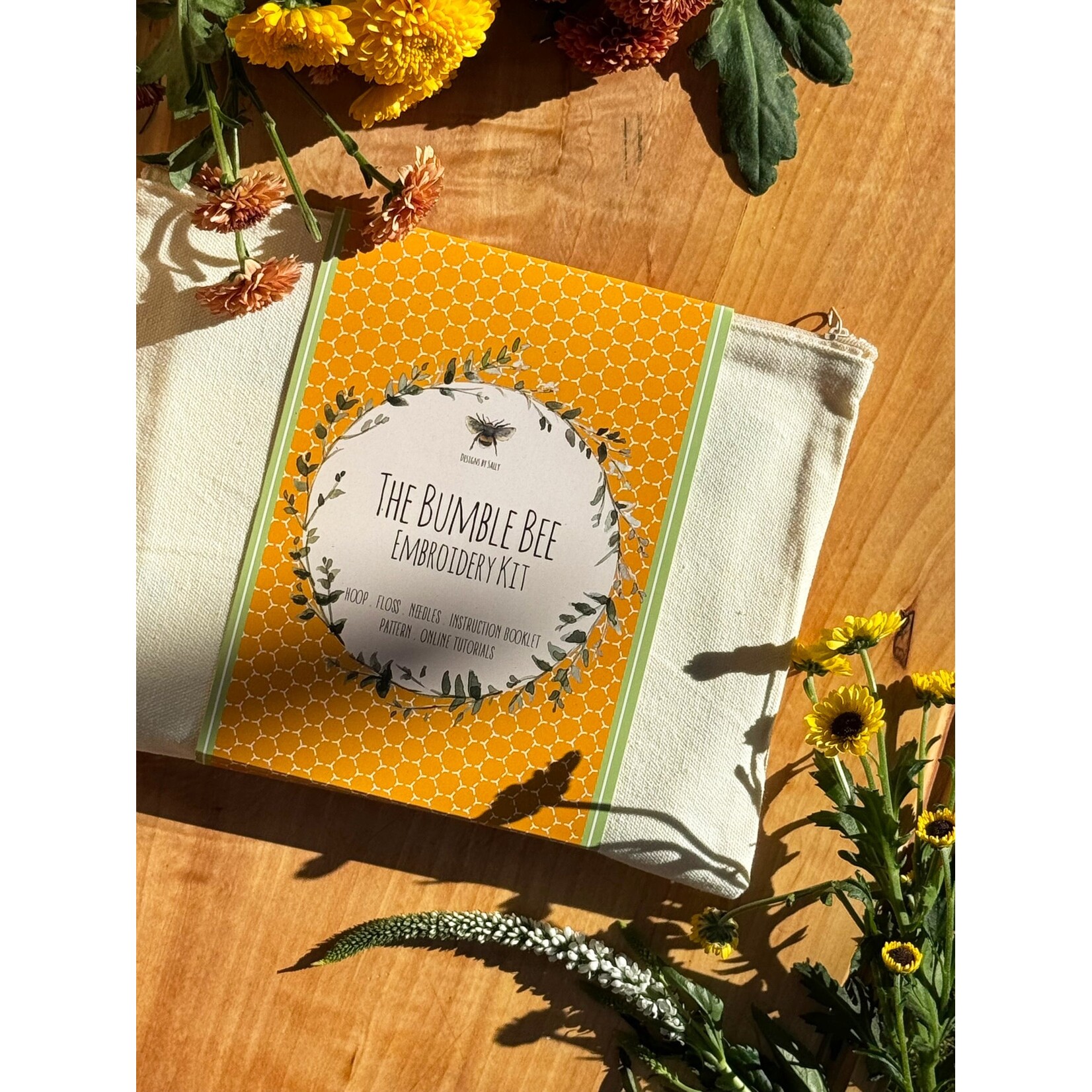 The Bumble Bee Embroidery Kit