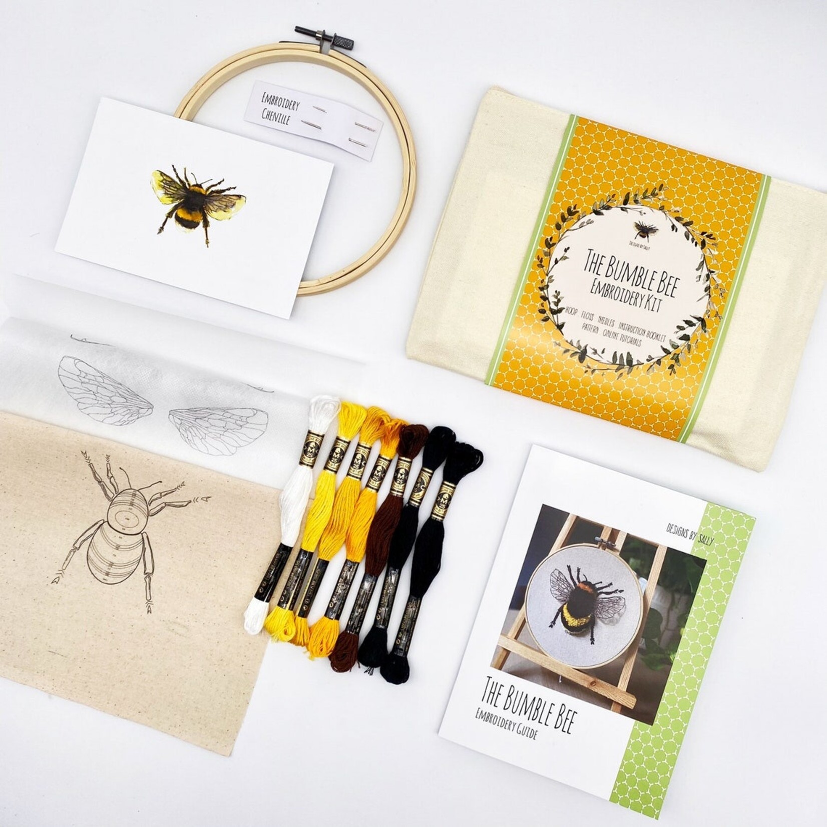 The Bumble Bee Embroidery Kit