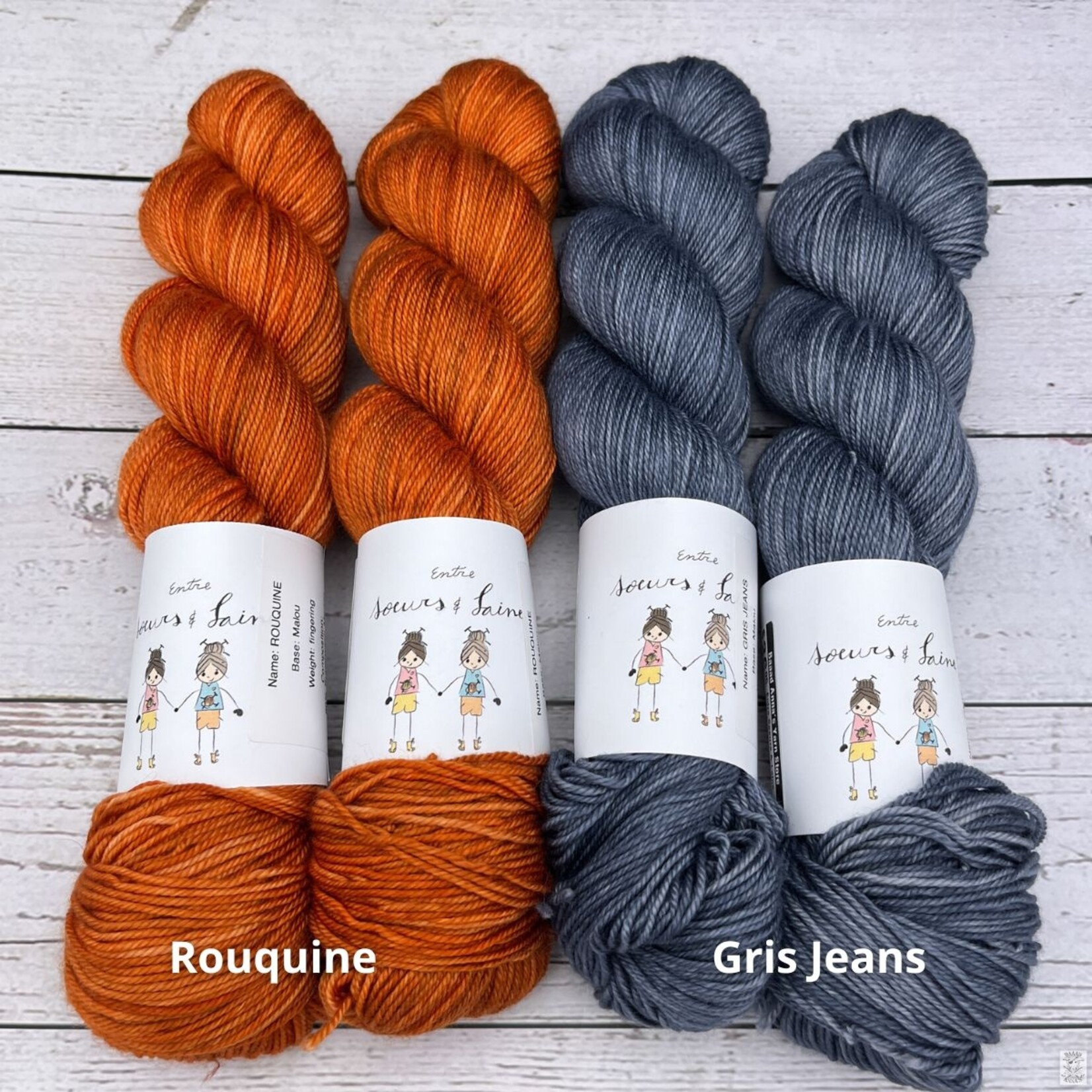 Entre Soeurs & Laine Entre Soeurs & Laine Malou Fingering