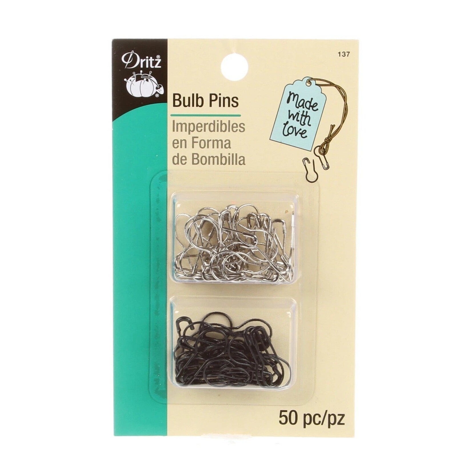 Dritz Dritz Bulb Pins 50pk