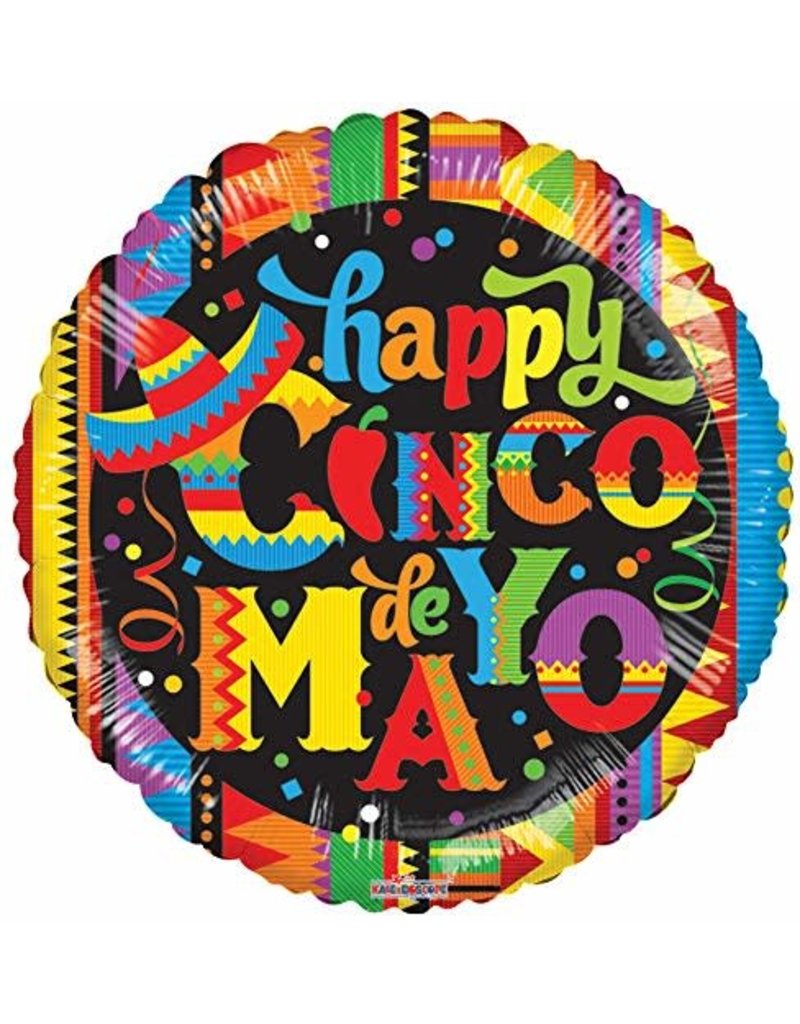 Happy Cinco de Mayo Mylar Balloon - Amys Party Store