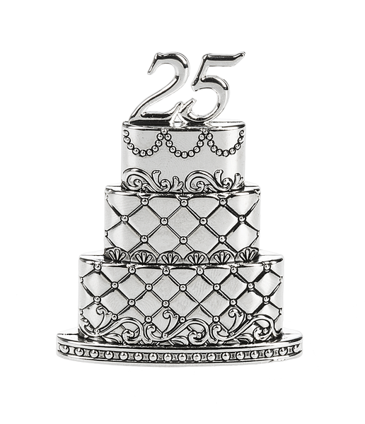 25th Wedding Anniversary Cake Figurine Amys Party Store
