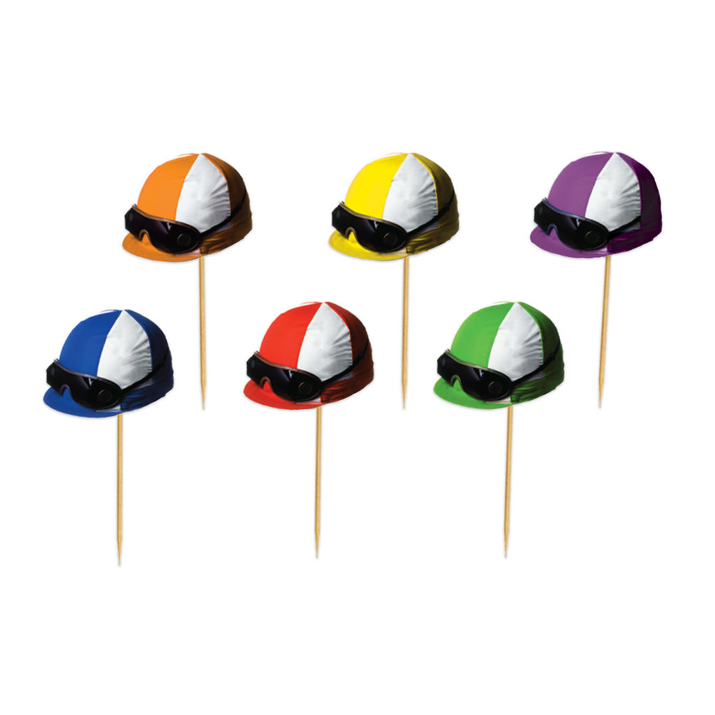 Horse Racing Jockey Helmet Food Picks 