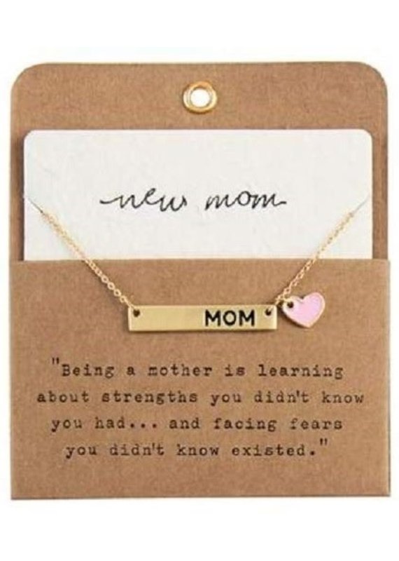 *****New Girl Mom Necklace