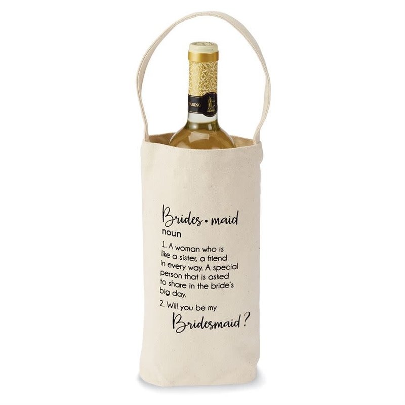 Will You Be My Bridesmaid Wine Bag+