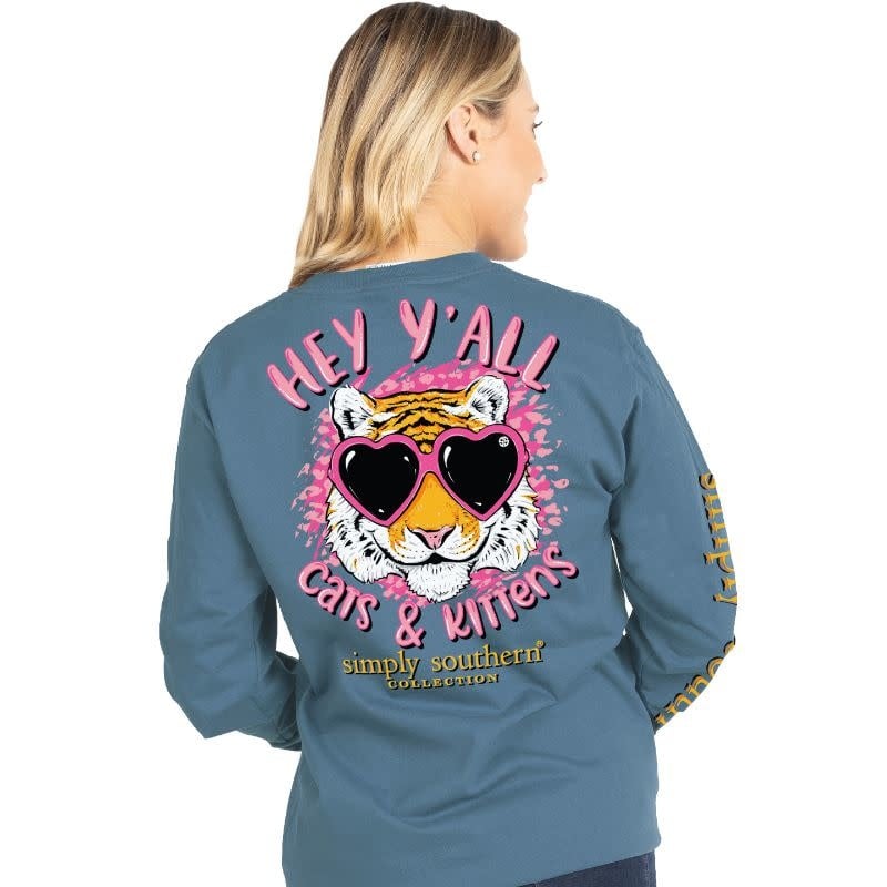 cat simply southern shirt