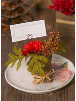 Fall Floral Place Card Holder+