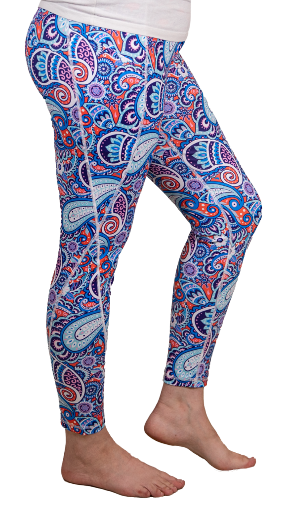 Simply Southern Sport Leggings Paisley 