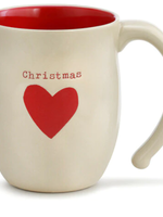 Demdaco Christmas Heart Coffee Mug+